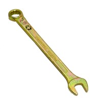 Ключ комбинированный, 15 мм, Ермак, желтый цинк