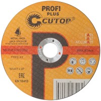 Диск 125х1,2х22 мм, (круг) отрезной по металлу profi plus /нерж.. аллюм/ SG60T 4 BF, Cutop 40004т