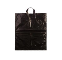 Пакет сумка 42х50см гофра хоз (черная)