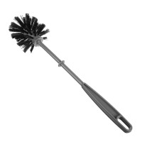 Ерш туалетный с черн. щетиной, без подставки, серый AZUR