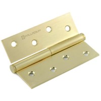 Петля PALLADIUM 213-S-4" SB левая, съемная латунь (100х75х2,5), (матовая латунь)