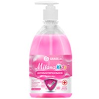 Жидкое мыло Milana антибактериальное с дозатором 0,5 л., Grass 125347