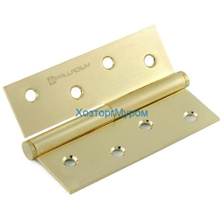 Петля PALLADIUM 213-S-4" SB правая, съемная сталь (100х75х2,5), (матовая латунь)