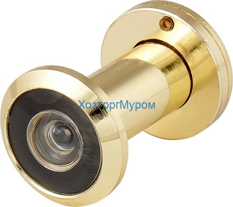 Глазок дверной Fuaro DV 1/60-35/Z/HD (VIEWER 1 DVZ) GP золото, пластик оптика