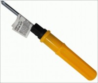 Отвертка 2в1 6х60, пластмассовая желтая ручка, 3-ON 07-02-660