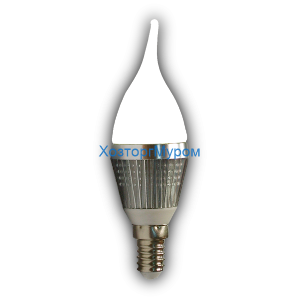 Лампа эн.сбер. Linel BF LED 4,5W/833/3х1/E14/220V - теплый свет хром