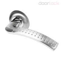 Ручки (фалевые) раздельные Loft A19 (0826)-CR/SN Doorlock 73231