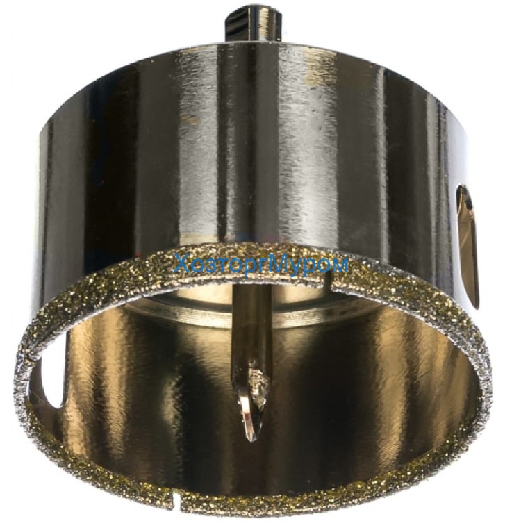 Кольцевая коронка 68мм с алмазным напылением, для стекла/кафеля, со сверлом, TrioDiammond 400068