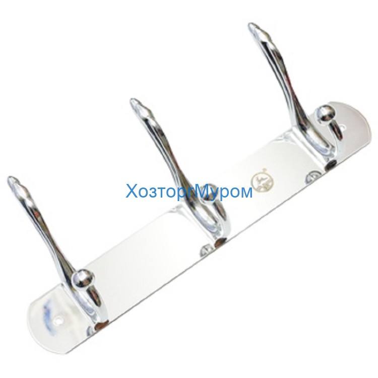 Вешалка 3 крючка мод. 8917/3 CP Хром (2)