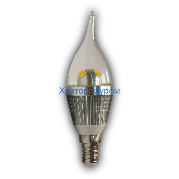 Лампа эн.сбер. Linel BFT LED 4,5W/833/3х1/E14/220V - теплый свет