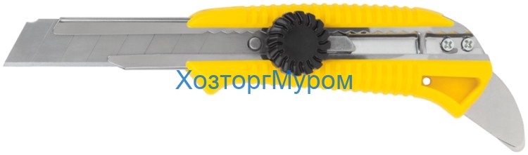 Нож технический 18 мм, усиленный, вращ. прижим, FIT 10256