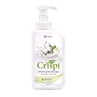 Средство для мытья посуды "Crispi" пенка с ценным маслом белого хлопка 0,5л., Grass 125454