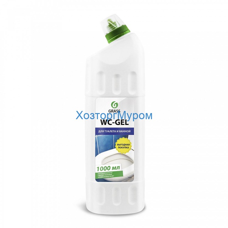 Средство для чистки сантехники "WC-gel" 1.0 л., Grass 125437 (219100)
