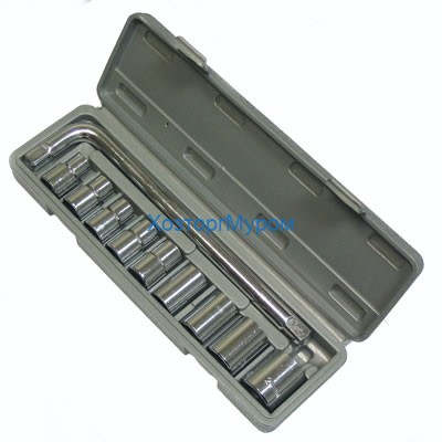 Набор головок 10пр., (8-21мм, 1/2") 2810