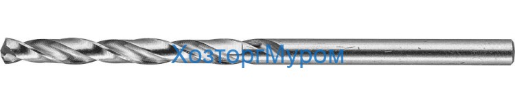 Сверло по металлу 3,4х70 мм Р6М5 классА, Проф, Зубр 4-29625-070-3.4