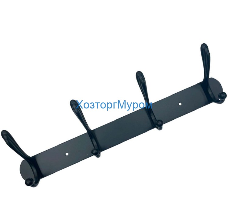 Вешалка 4 крючка мод. 8917/4 BLM Матовый черный (2)