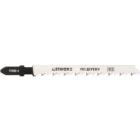 Пилка для эл.лобзика 75 мм, Т101D, HCS, по дереву, Profi. Stayer 15990-4_z01 (2)