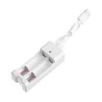 Зарядное устройство для 2-х аккум. АА или ААА, USB, ток заряда 250 мА, белое, LuazON UC-26