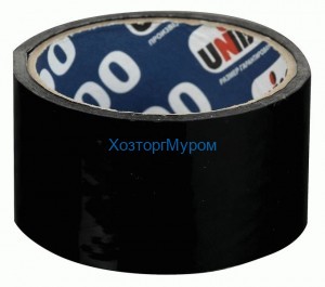 Скотч 48 мм х 24 м, 45 мкм черный, упаковочный, UNIBOB 57200