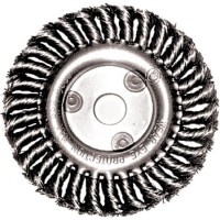 Корщетка-колесо 100 мм витая, FIT, 39101