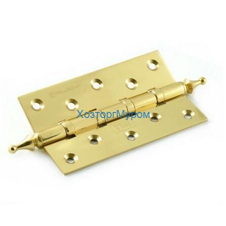 Петля PALLADIUM 500A-N-5" PB универс., латунь (125х75х3,0), (полированная латунь)
