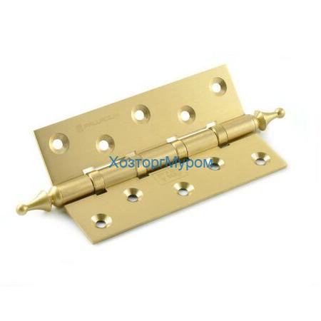Петля PALLADIUM 500A-N-5" SB универс., латунь (125х75х3,0), (матовая латунь)