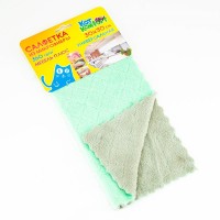 Салфетка универсальная 300х300мм, микрофибра, Мебель+, КотКомфорт 15413033