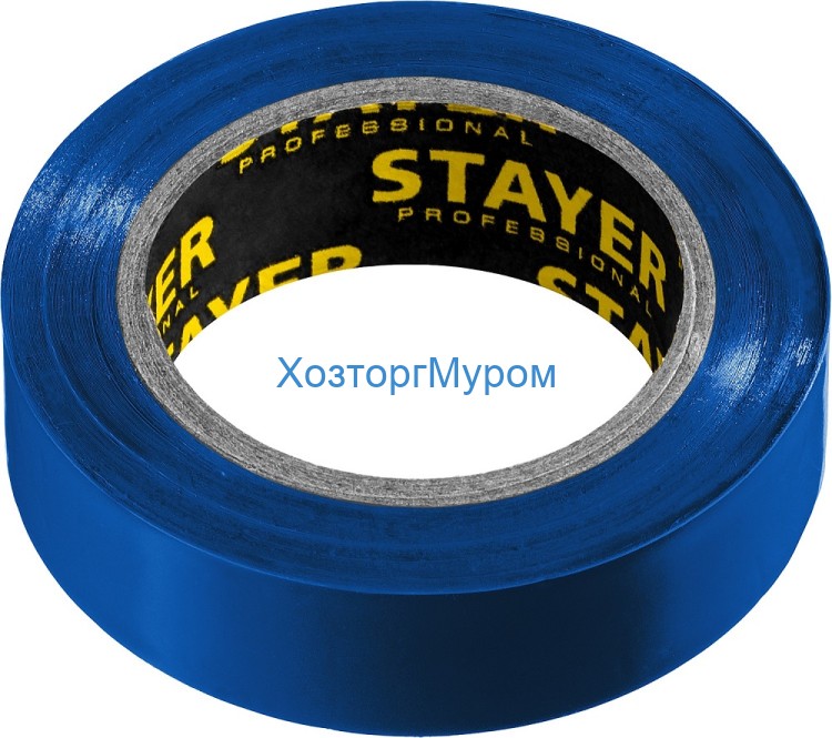 Изолента ПВХ 15мм х 10м х 0,13мм, Protect-10, синяя, Stayer 12291-B