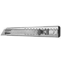 Нож технический 18 мм "Техно" с мет.фиксатором, КУРС 10171