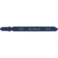 Пилка для эл.лобзика 75/100мм, FIT, 24Т Bi-Metal, (5) 41120