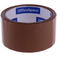 Скотч 48 мм х 40 м, коричневый, упаковочный Office Space 4216