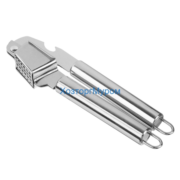 Пресс для чеснока 19х5,5см, нерж.сталь Темпра, Satoshi