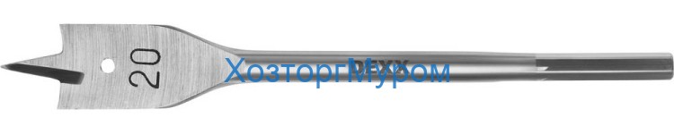 Сверло по дереву перовое 20-152 мм, 6-ти гранн. хвост. Dexx 2945-20