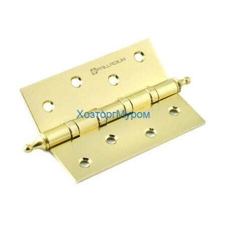 Петля PALLADIUM 500A-S-4" SB универс., сталь (100х75х2,5), (матовая латунь)