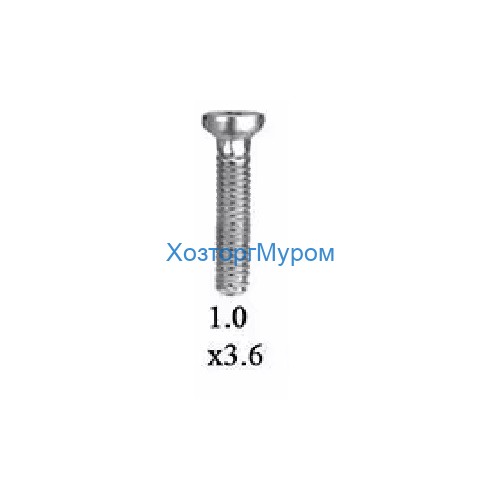 Винт 1,0х3,6 DIN   10штук