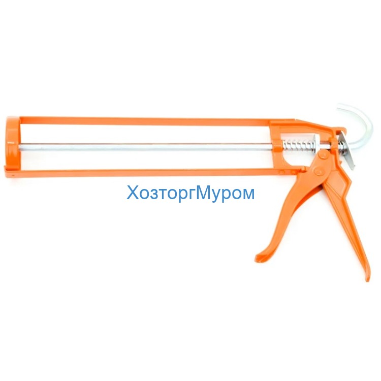 Пистолет для герметика 9", "Оптимал" (шестигранный шток 6 мм, Bohrer ПГ-001001