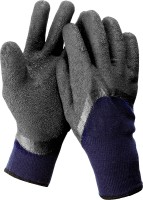 Перчатки утепленные Сибирь, акриловые с вспенен. латексн. покрытием, двойные, XL, Зубр 11466-XL