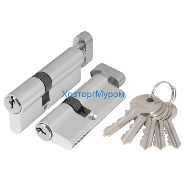 Цилиндровый механизм Ajax AX102/60(30/30С) CP с верт. англ.5 кл.