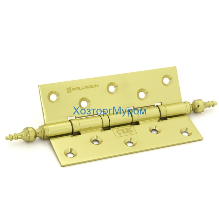 Петля PALLADIUM 500B-N-5" PB универс., латунь (125х75х3,0), (полированная латунь)