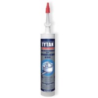Герметик Tytan 310 ml силиконовый для акриловых ванн и ПВХ, белый