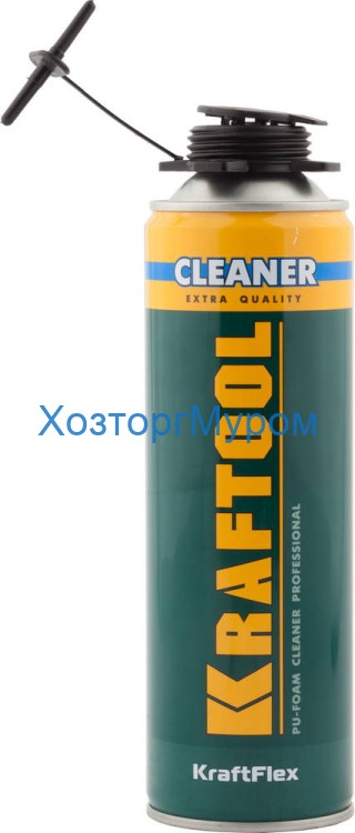 Очиститель монтажной пены CLEANER 500мл, Kraftool 41189_z01