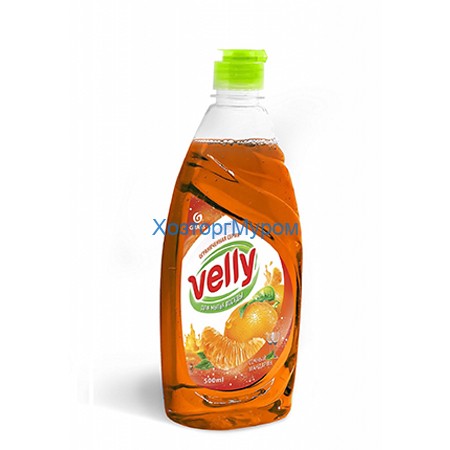Средство для мытья посуды "Velly" Сочный мандарин 0,5л., Grass 125431