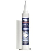 Герметик Tytan 80ml силиконовый санитарный, белый