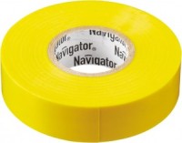 Изолента ПВХ 15мм х 20м х 0,18мм Navigator желтая