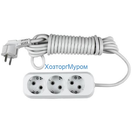 Удлинитель 3х5м. ASD, У3-5-GRAND 5м Евро 8135 IN HOME