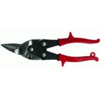 Ножницы по металлу 250 мм (10"), лево режущие, (красные ручки), Hobbi