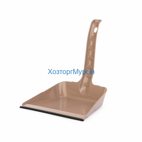 Совок для мусора с длинной ручкой, какао, Альтернатива А9009