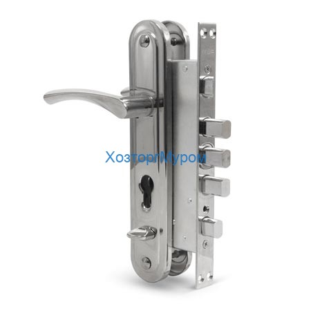 Замок врезной Avers T-0523-C-CR-L (T5D L) тяжёлый
