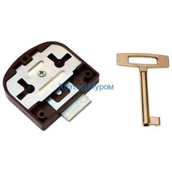 Замок мебельный 7002 AC Коричневый