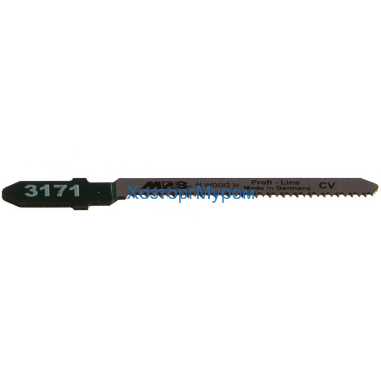 Пилка для эл.лобзика 50/75/1,3 мм, Т101AO, CrV, по дереву MPS-3171